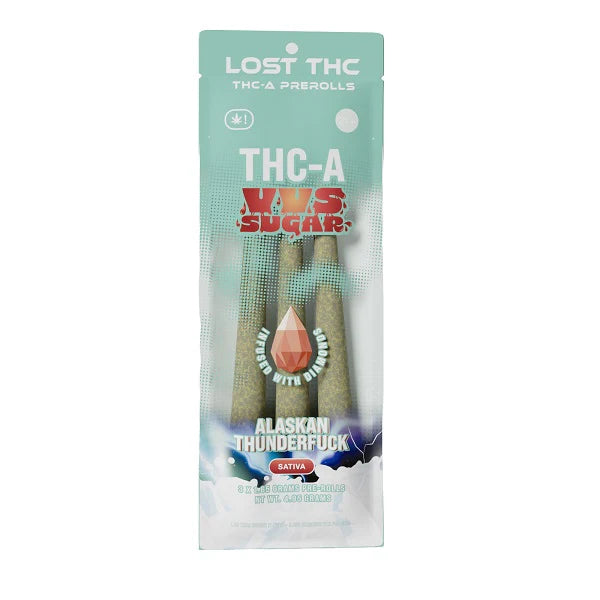 Lost THCA VVS Sugar Diamond Infused Pre-rolls 3 In Pack