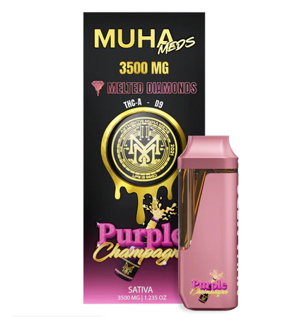 MUHA MEDS Melted Diamonds THC-A D9 3.5g Disposable