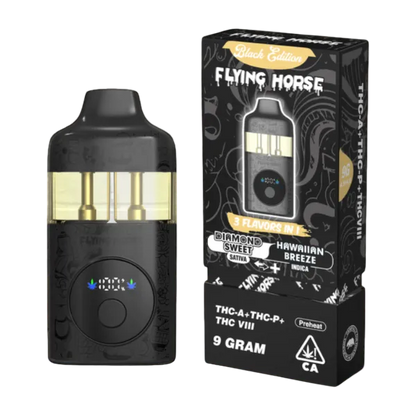 Flying Horse Stoner Blend Disposable (3 Flavors in 1 - 9 Grams) stoner/black Edition