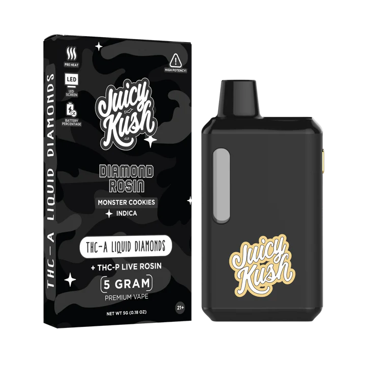 JUICY KUSH 5-Gram (THC-A/THC-P) Pre Heat Disposable Vape