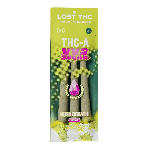 Lost THCA VVS Sugar Diamond Infused Pre-rolls 3 In Pack