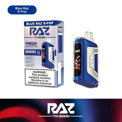 RAZ TN9000 Disposable Vape (0% nic & 5% nic, 9000 Puffs)