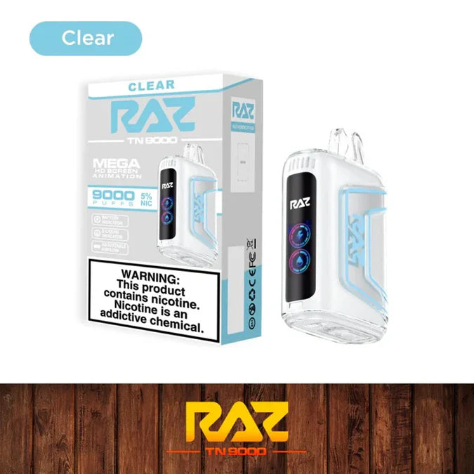 RAZ TN9000 Disposable Vape (0% nic & 5% nic, 9000 Puffs)