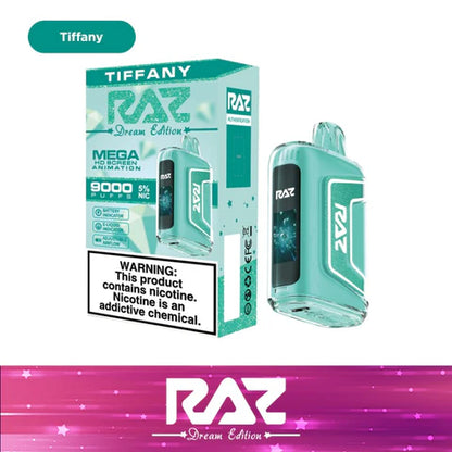 RAZ TN9000 Disposable Vape (0% nic & 5% nic, 9000 Puffs)