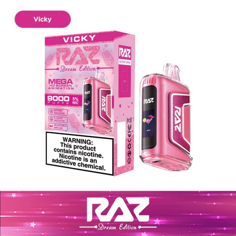 RAZ TN9000 Disposable Vape (0% nic & 5% nic, 9000 Puffs)