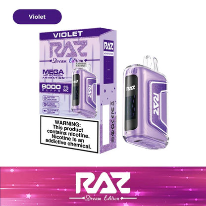 RAZ TN9000 Disposable Vape (0% nic & 5% nic, 9000 Puffs)