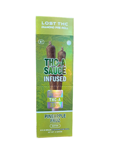 Lost THC THC-A Sauce Pre-Rolls 4 Grams (2G-2 in pack)