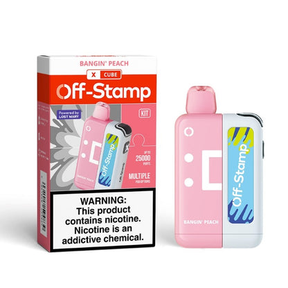 Off-Stamp X Cube Powered By LOST MARY 18ML 25K Puffs Smart Disposable Pod Kit (25k Puffs, 5% NIC)