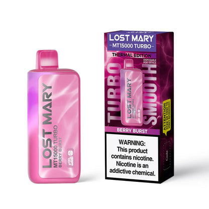 Lost Mary MT15000 Turbo Disposable Vape (0% & 5%, 15000 Puffs)