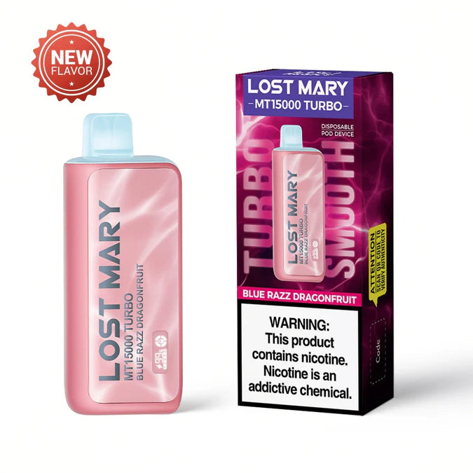 Lost Mary MT15000 Turbo Disposable Vape (0% & 5%, 15000 Puffs)