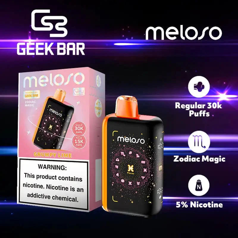 Geek Bar Meloso Bar 30K Disposable Vape (5% NIC, 30000 Puffs)