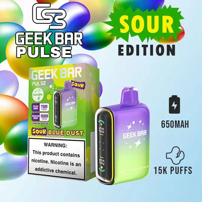 Geek Bar Pulse 15000 Disposable Vape (5%, 0% nic 15000 Puffs)