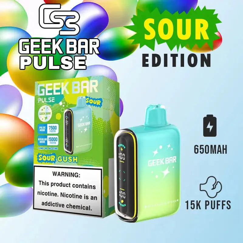 Geek Bar Pulse 15000 Disposable Vape (5%, 0% nic 15000 Puffs)