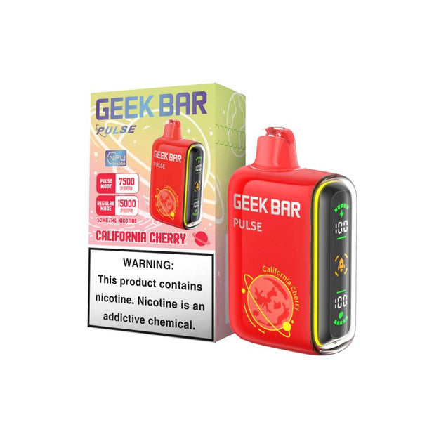 Geek Bar Pulse 15000 Disposable Vape (5%, 0% nic 15000 Puffs)