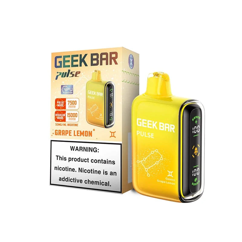 Geek Bar Pulse 15000 Disposable Vape (5%, 0% nic 15000 Puffs)