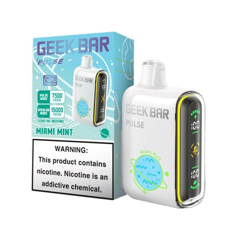 Geek Bar Pulse 15000 Disposable Vape (5%, 0% nic 15000 Puffs)