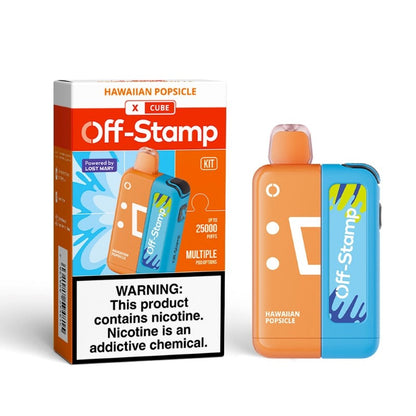 Off-Stamp X Cube Powered By LOST MARY 18ML 25K Puffs Smart Disposable Pod Kit (25k Puffs, 5% NIC)