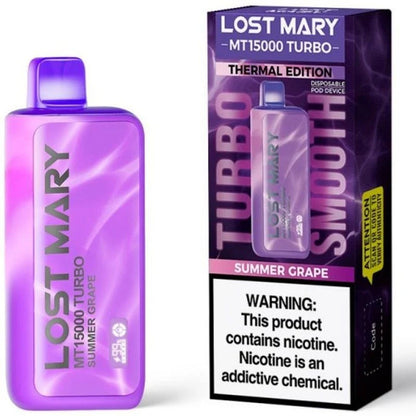 Lost Mary MT15000 Turbo Disposable Vape (0% & 5%, 15000 Puffs)