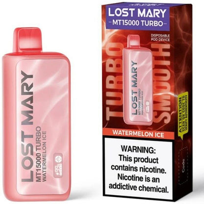 Lost Mary MT15000 Turbo Disposable Vape (0% & 5%, 15000 Puffs)