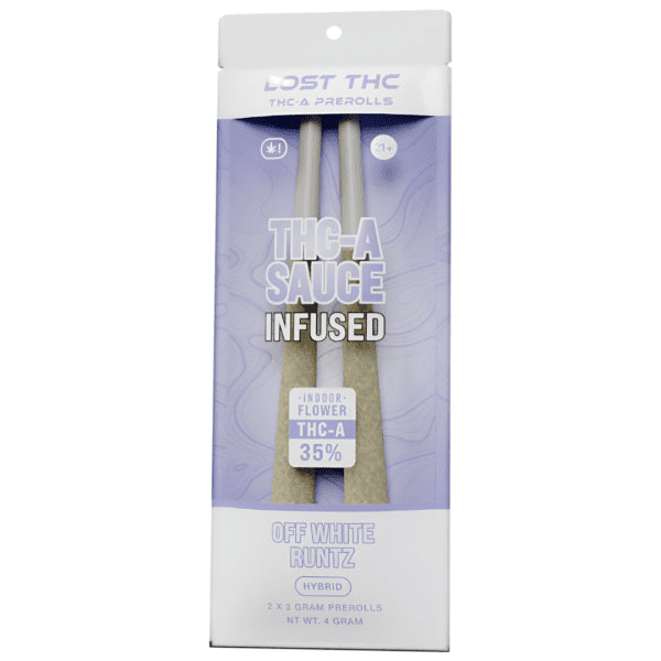 Lost THC THC-A Sauce Pre-Rolls 4 Grams (2G-2 in pack)