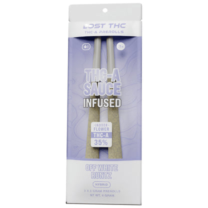 Lost THC THC-A Sauce Pre-Rolls 4 Grams (2G-2 in pack)