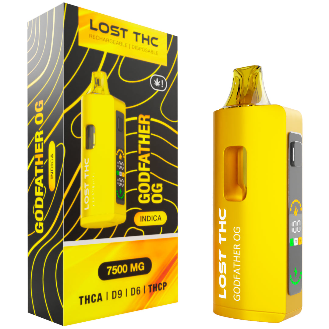 Lost THC V2 Disposable Vape 7.5G (Gold Edition)