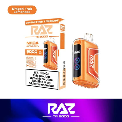 RAZ TN9000 Disposable Vape (0% nic & 5% nic, 9000 Puffs)