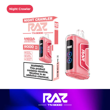 RAZ TN9000 Disposable Vape (0% nic & 5% nic, 9000 Puffs)