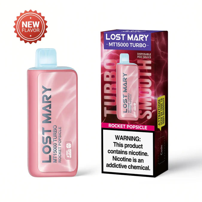 Lost Mary MT15000 Turbo Disposable Vape (0% & 5%, 15000 Puffs)